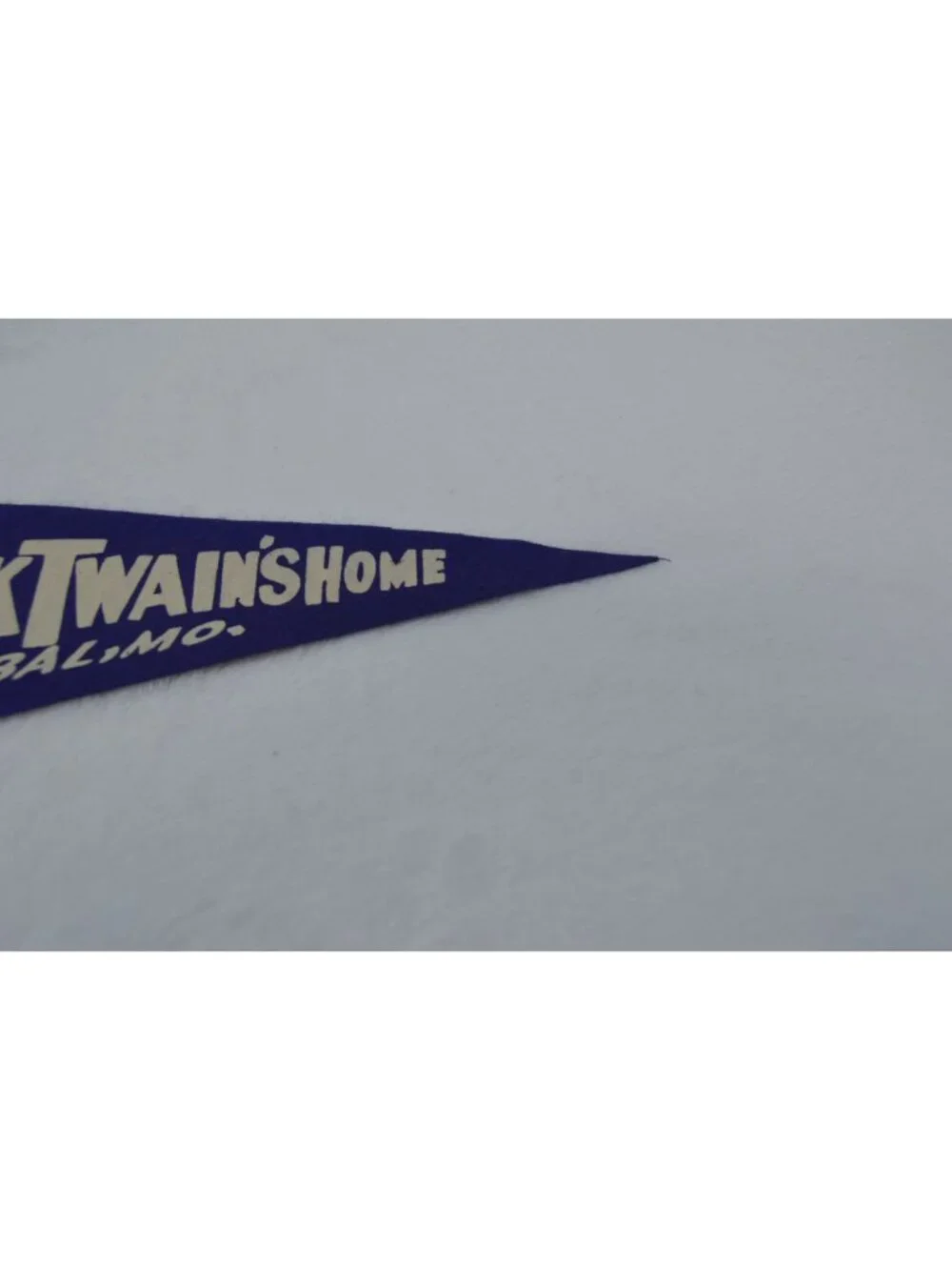 Vintage Mark Twain's Home Hannibal, Missouri pennant